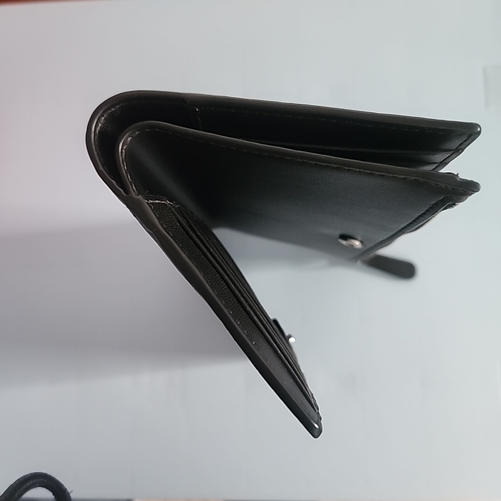 EUC Kate Spade NY Patterson Drive Braylon Wallet Clutch -Pebbled Black Leather - Picture 5 of 12